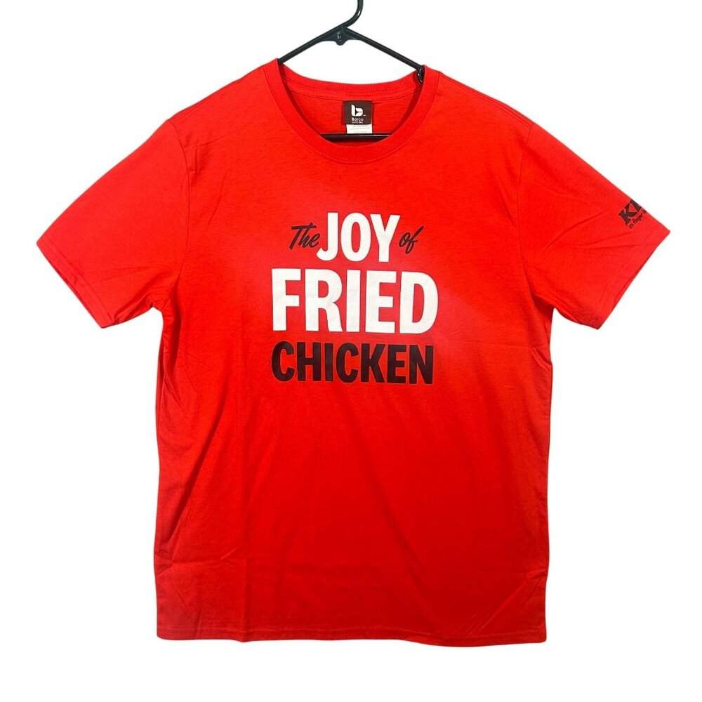 The Joy Of Fried Chicken KFC Logo T-Shirt M Unisex Cotton/Polyester Blend GUC